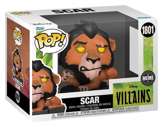 Dive Into the World of Collectible Fun: The Lion King POP! Meme Vinyl Figure Lion King (Scar) 9 cm