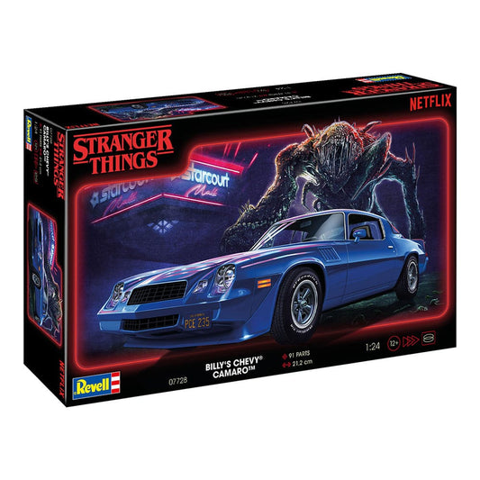 Stranger Things Model Kit 125 Chevy Camaro Z28 19 cm