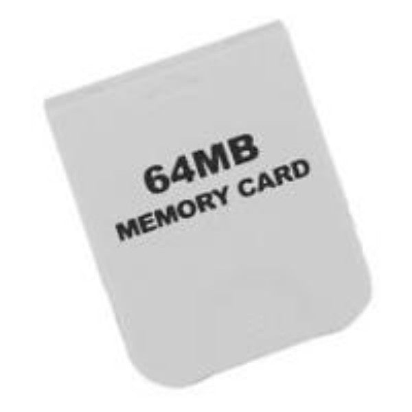 Gamecube Unofficial Memory Card (any colour) - 64mb - [No Box - Just Card] FanofThings.co.uk