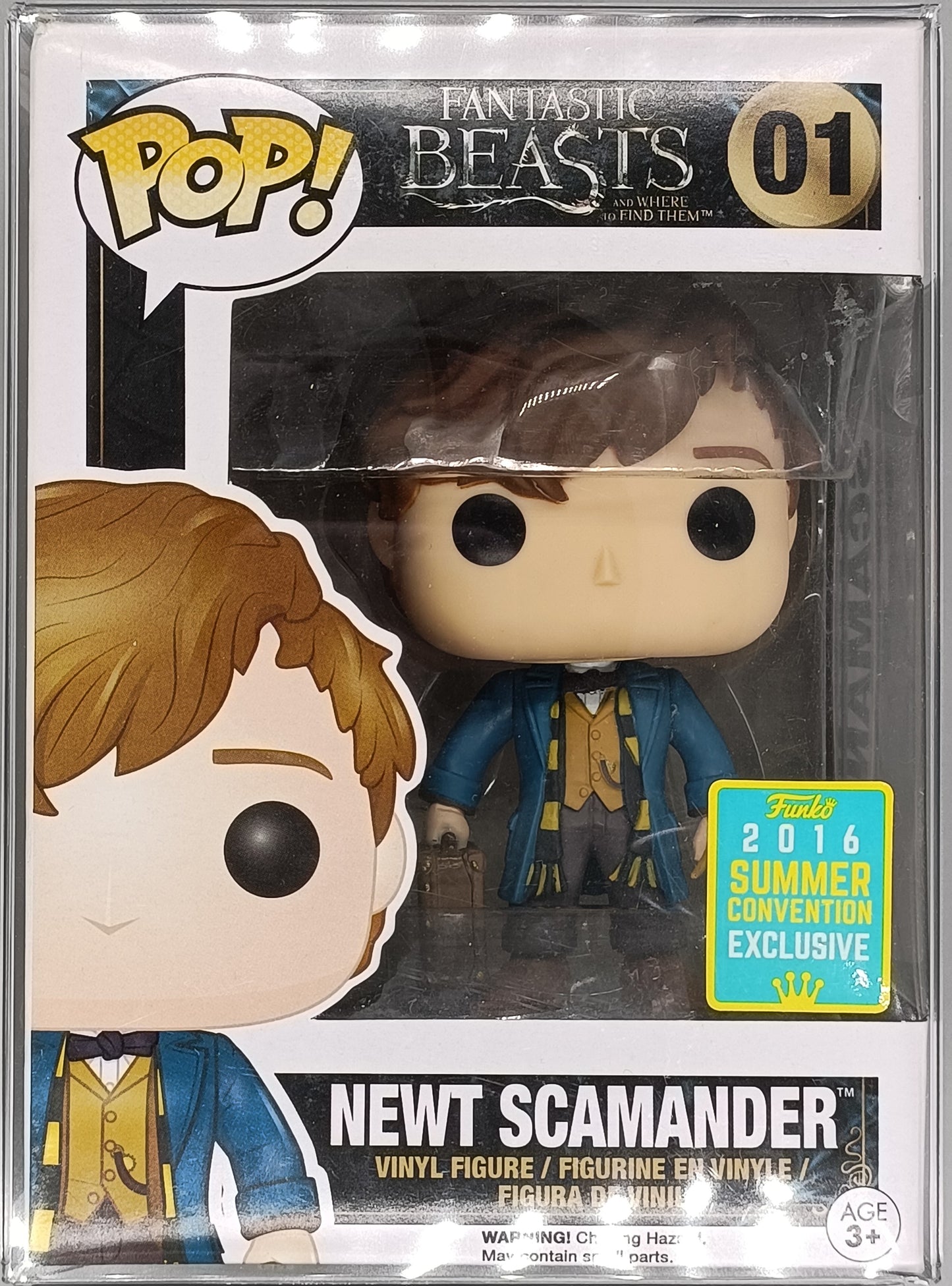 01 Newt Scamander (Suitcase) - Fantastic Beasts - 2016 Con Funko POP