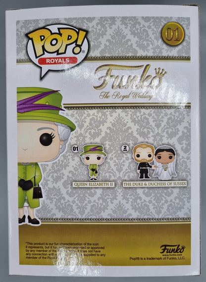 01 Queen Elizabeth II (Wedding Outfit) - Royals Funko POP