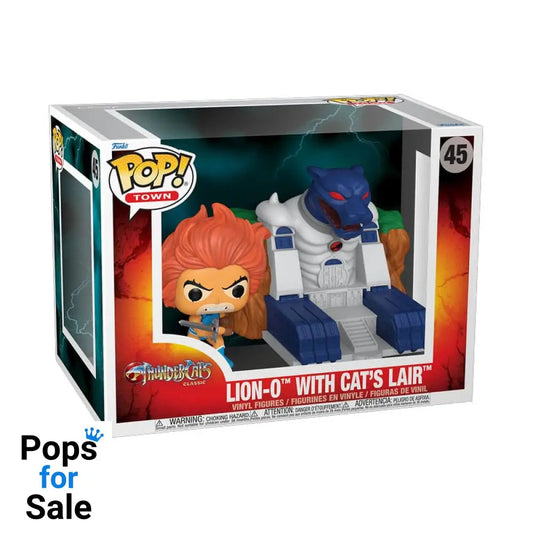 45 Lion-O with Cat's Lair - Town - Thundercats Funko POP - Brand New