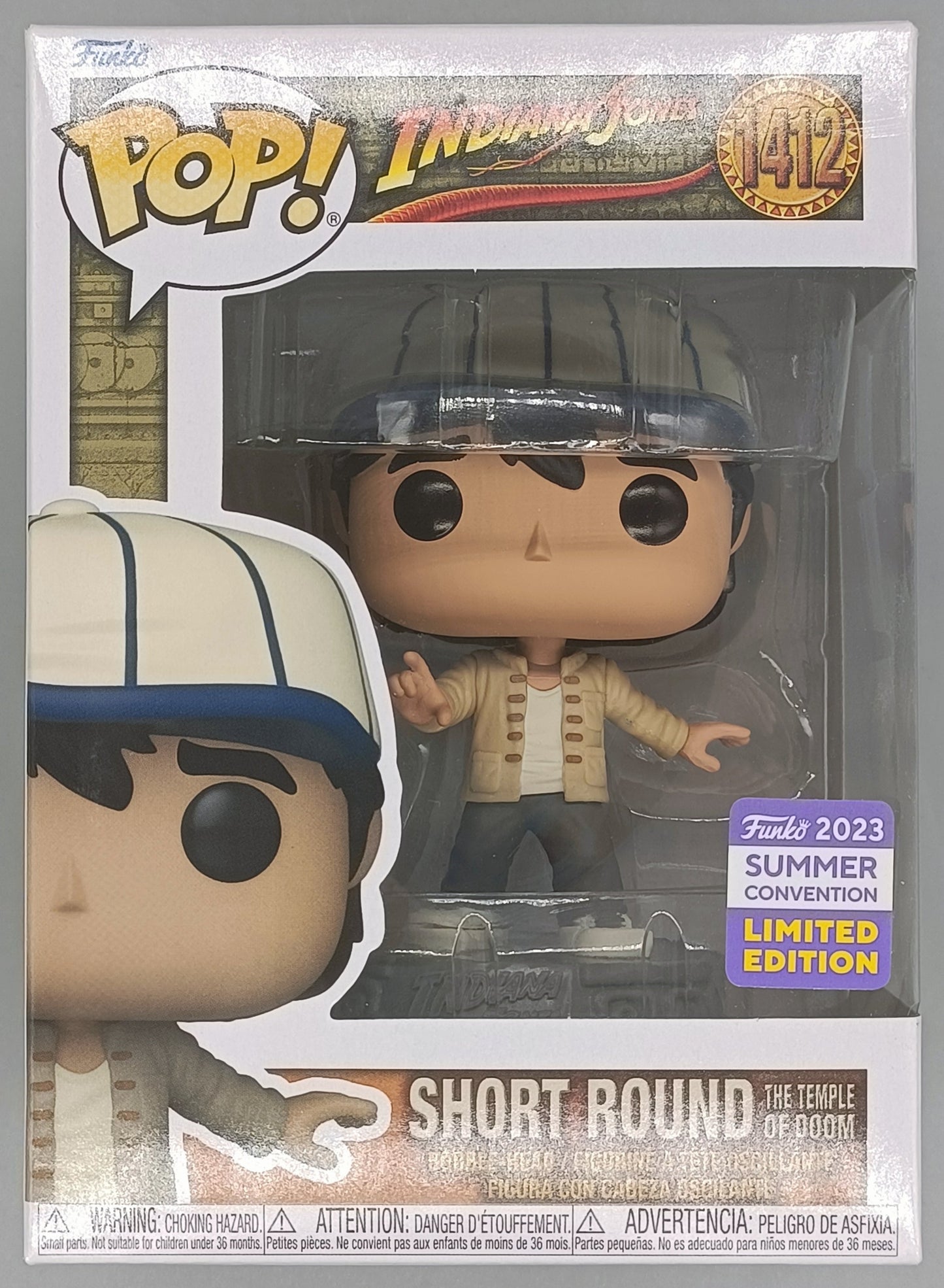 1412 Short Round - Disney Indiana Jones - 2023 Con Funko POP