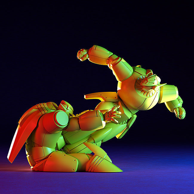 Figure PLAMAX MF-64 Gunbuster Super Inazuma Kick/RX-7 Effect Color Ver. Vinyl Figure