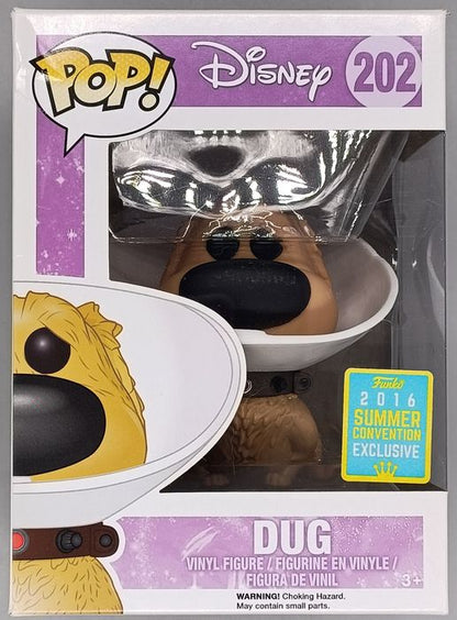 202 Dug (Cone of Shame) - Disney Up - 2016 Con - Box Damaged Funko POP
