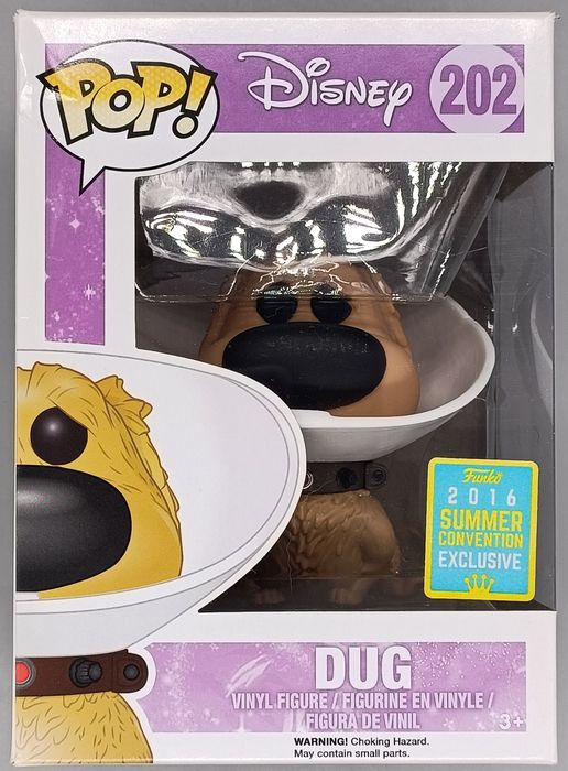 202 Dug (Cone of Shame) - Disney Up - 2016 Con - Box Damaged Funko POP