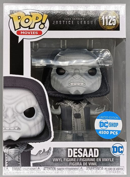 1125 DeSaad - B&W Metallic - DC Justice League - 4500 Ltd Funko POP