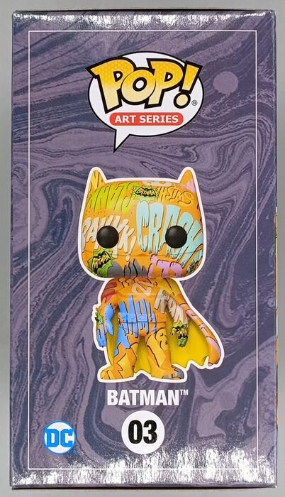 03 Batman (Orange) - Art Series Funko POP