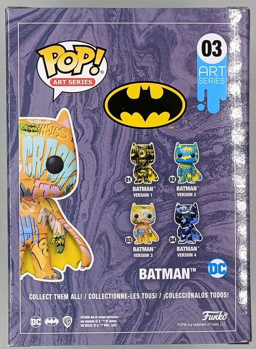 03 Batman (Orange) - Art Series Funko POP