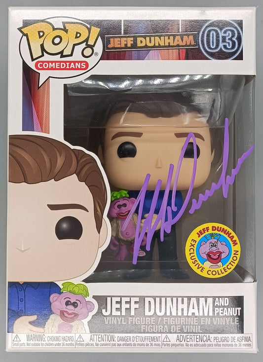 03 Jeff Dunham (and Peanut) Comedians - Autographed no COA Funko POP