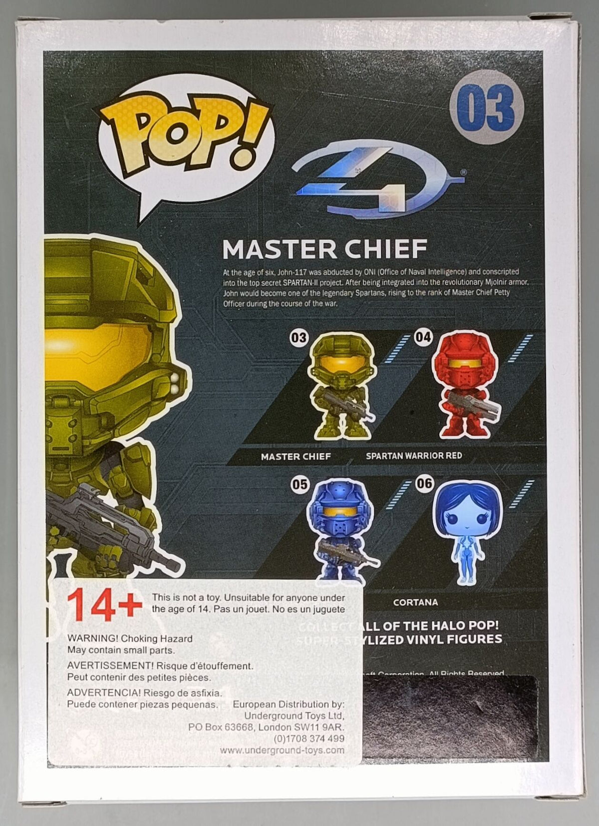 03 Master Chief - Halo 4 Funko POP (Box Damage)