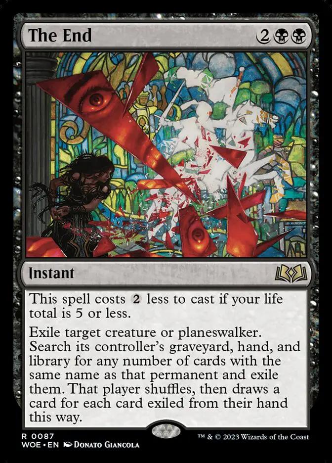 87 - The End - Wilds of Eldraine - Normal - Magic: The Gathering Card