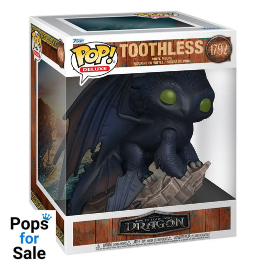 1792 Toothless Deluxe How to Train Your Dragon Live Action Funko POP