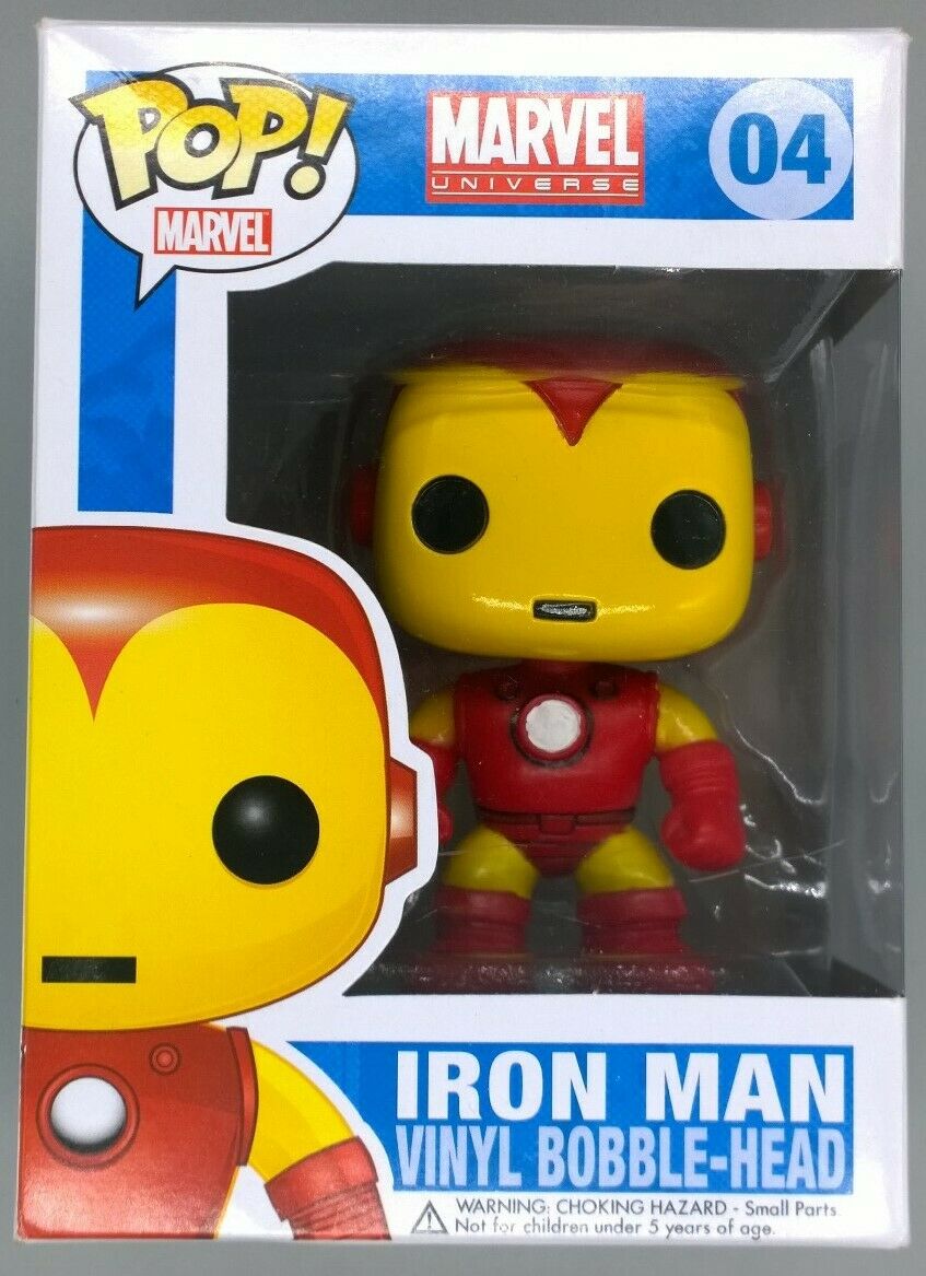 04 Iron Man - Marvel - Box Damaged Funko POP