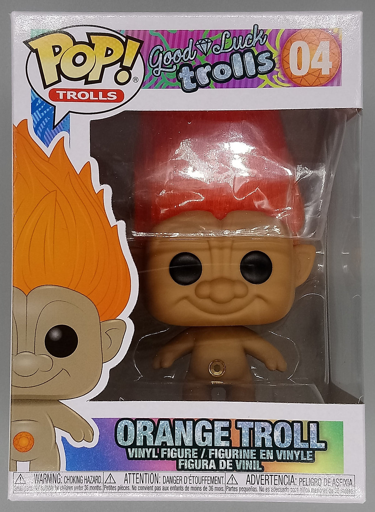 04 Orange Troll - Trolls Funko POP