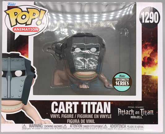 1290 Cart Titan - 6 Inch - Attack on Titan - Box Damaged Funko POP Funko
