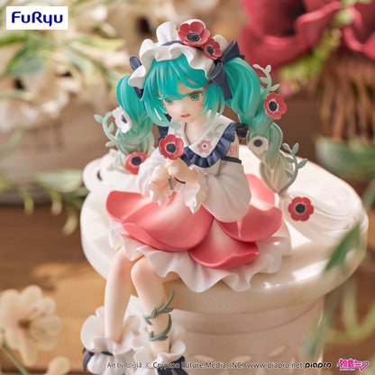 Hatsune Miku Noodle Stopper PVC Statue Hatsune Miku Flower Fairy Anemone 14 cm - [New]