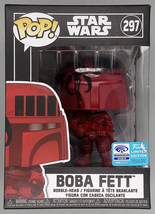 297 Boba Fett (Burgundy) - Star Wars - Box Damaged Funko POP Funko