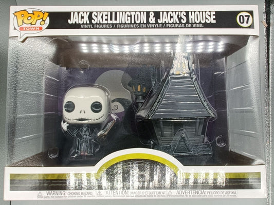 07 Jack Skellington & Jack's House Disney The Night Before Christmas Town Funko POP (Box Damage)