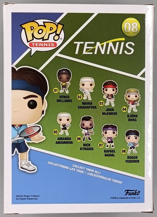 08 Roger Federer - Tennis Funko POP