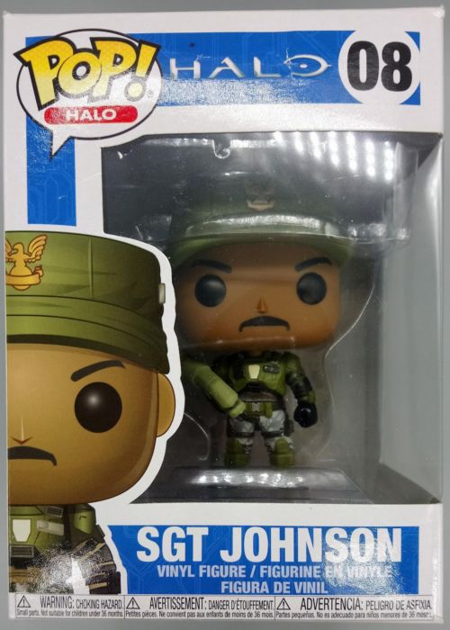 08 Sgt Johnson - Halo Funko POP Funko