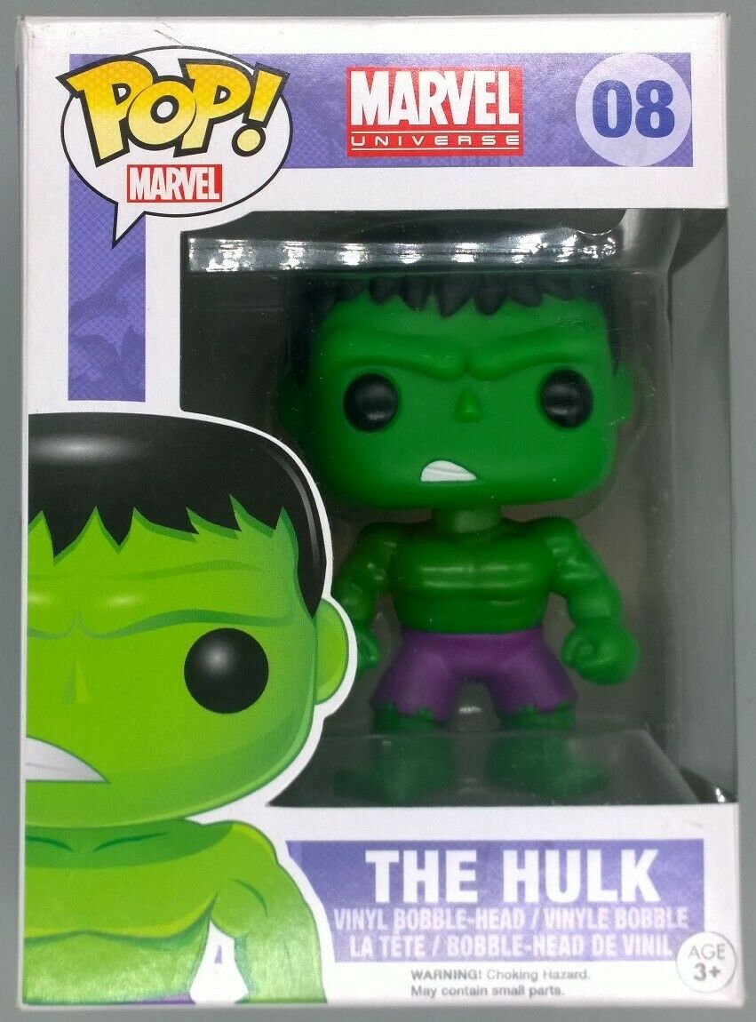 08 The Hulk - Marvel - Box Damaged Funko POP Funko