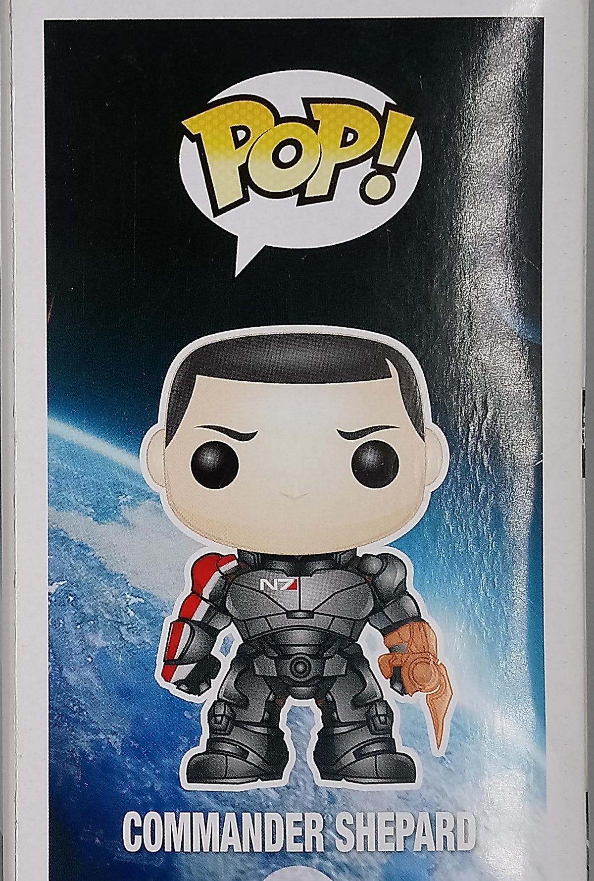 09 Commander Shepard - Mass Effect  Funko POP (Box Damage)