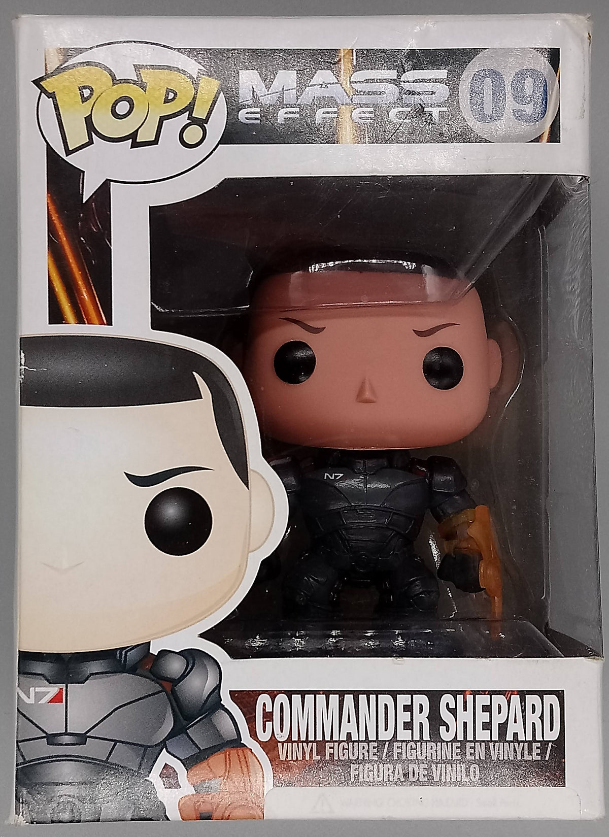09 Commander Shepard - Mass Effect  Funko POP (Box Damage)