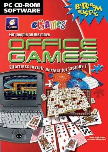 Office Games [eGames] PC CD/DVD Game [New & Sealed]