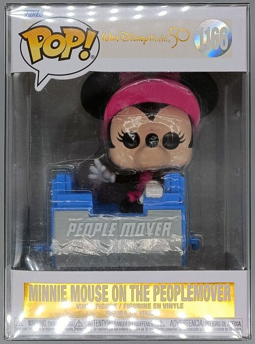 1166 Minnie Mouse (on the PeopleMover) - Disney Funko POP