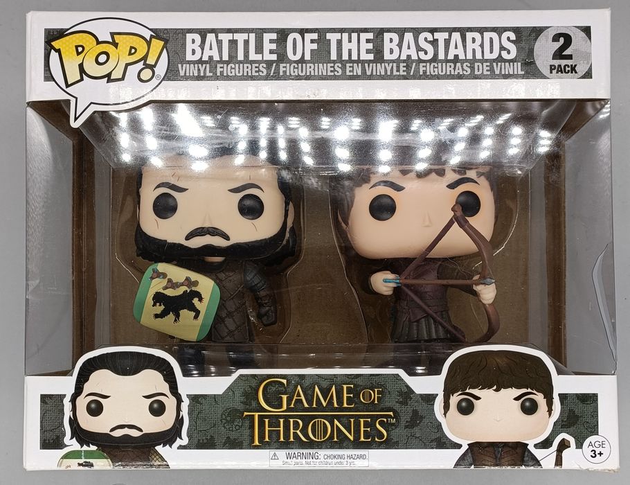 [2 Pack] Battle of the Bastards - Game of Thrones Funko POP - Box Damaged Funko