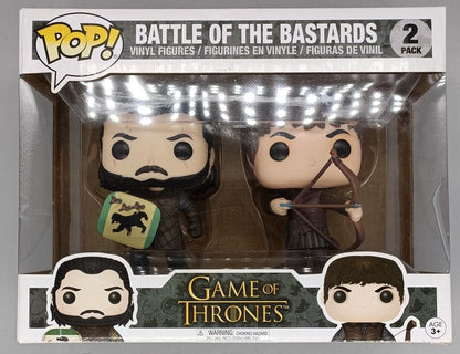 [2 Pack] Battle of the Bastards - Game of Thrones Funko POP - Box Damaged Funko