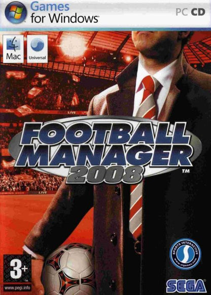 Football Manager 2008  for Windows PC MIcrosoft