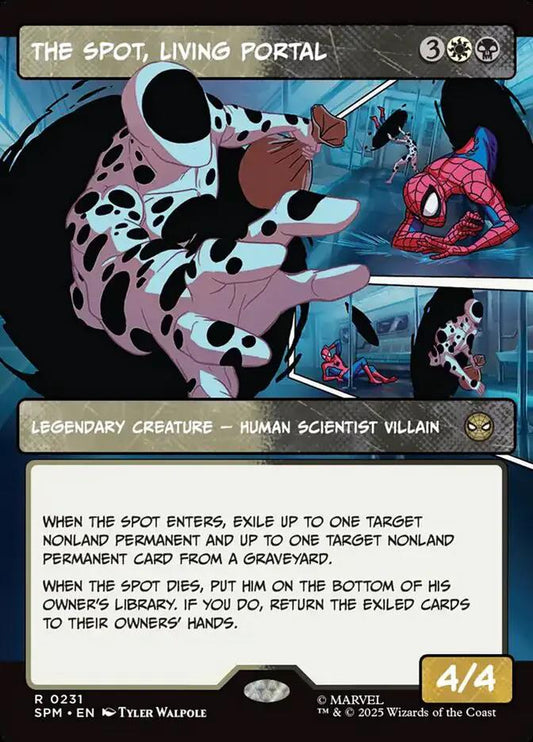 231 - The Spot, Living Portal - Marvel's Spider-Man - Normal - Magic: The Gathering Card