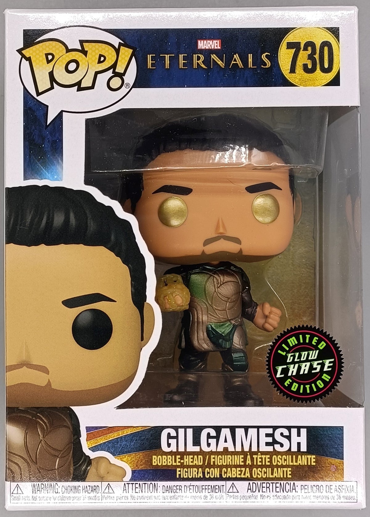 730 Gilgamesh - Glow Chase - Marvel Eternals Funko POP - Brand New Funko