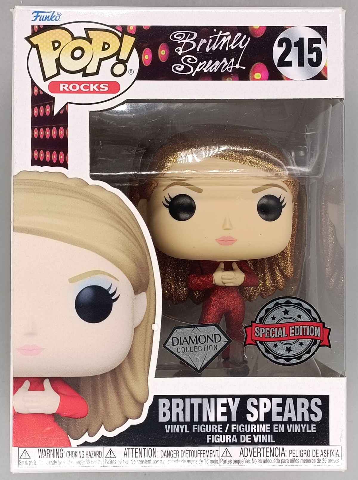 215 Britney Spears (Oops!...I Did It Again) Diamond - Funko POP - Box Damaged Funko