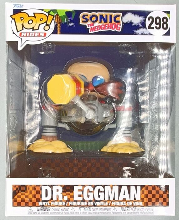 298 Dr. Eggman - 6 inch - Sonic the Hedgehog Funko POP - Brand New
