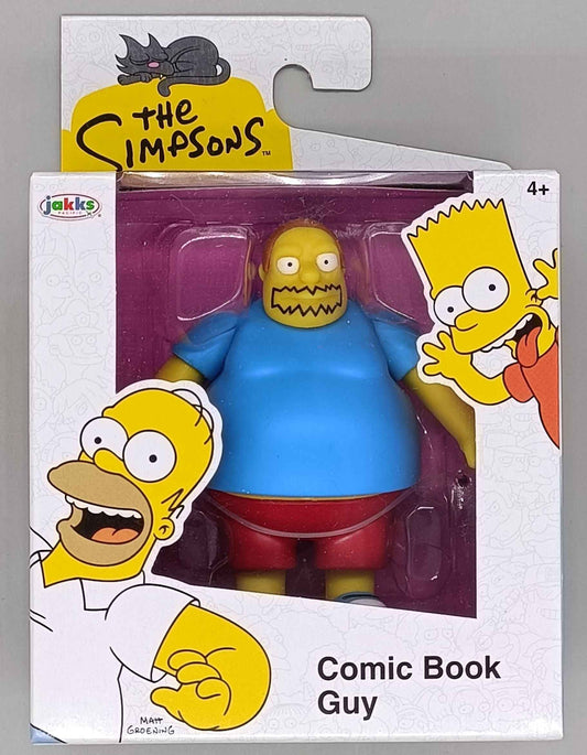 The Simpsons Mini Figure Wave 3 - Comic Book Guy - 7cm - Jakks - [New] Jakks Pacific