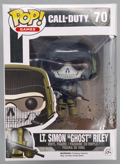 70 Lt. Simon Ghost Riley (Muddy) - Call of Duty Funko POP