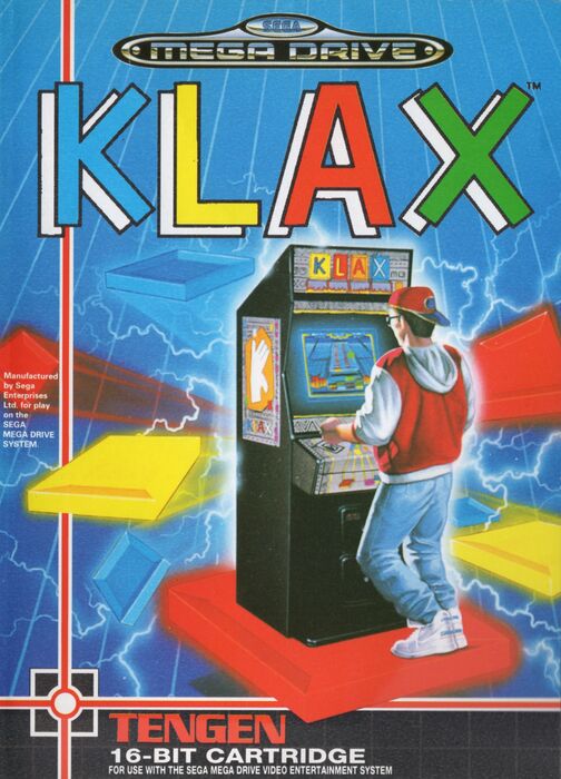Klax for Sega Mega Drive (MD) - [No Manual] Funko
