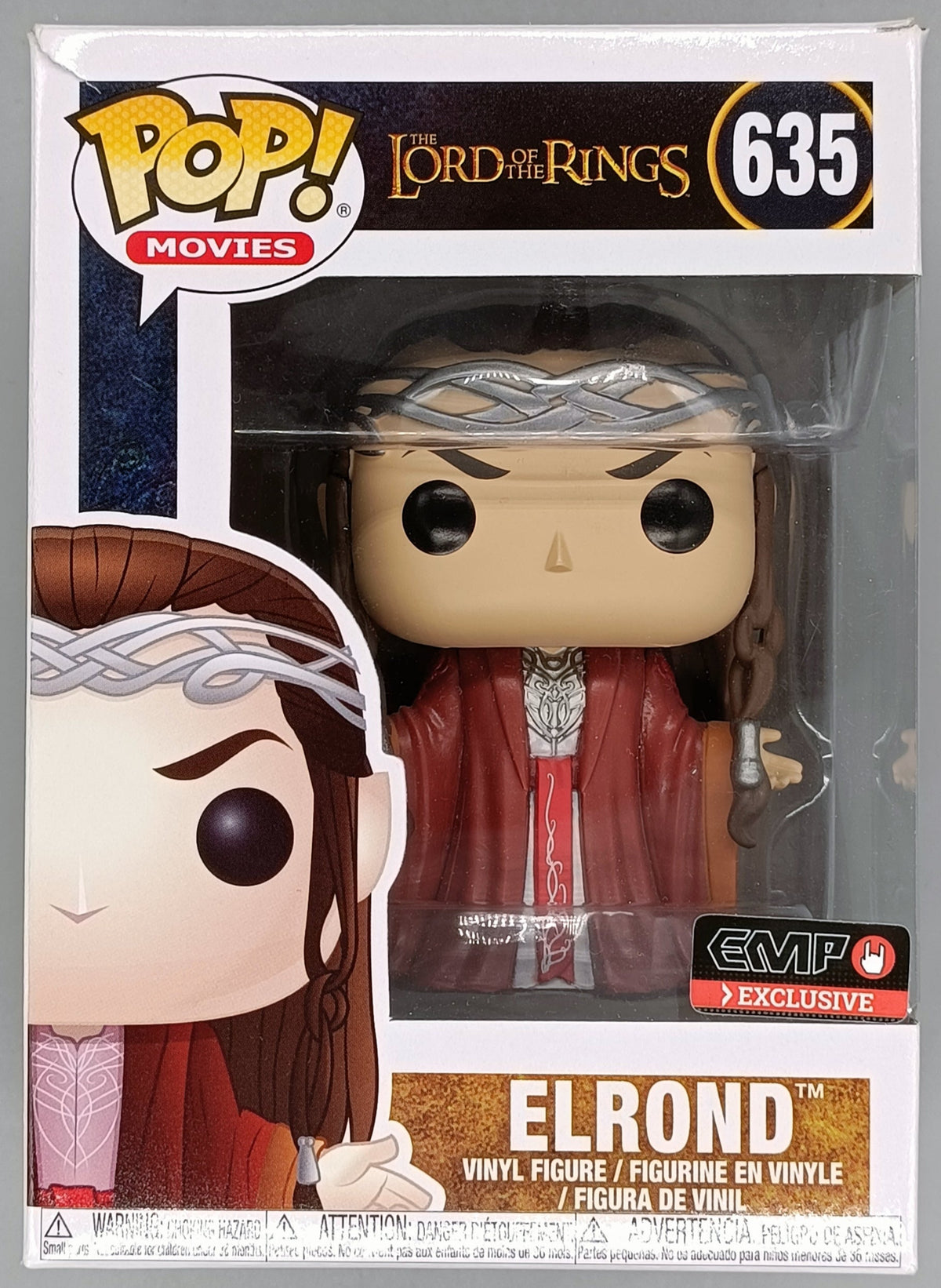 635 Elrond - The Lord of The Rings - Box Damaged Funko POP Funko