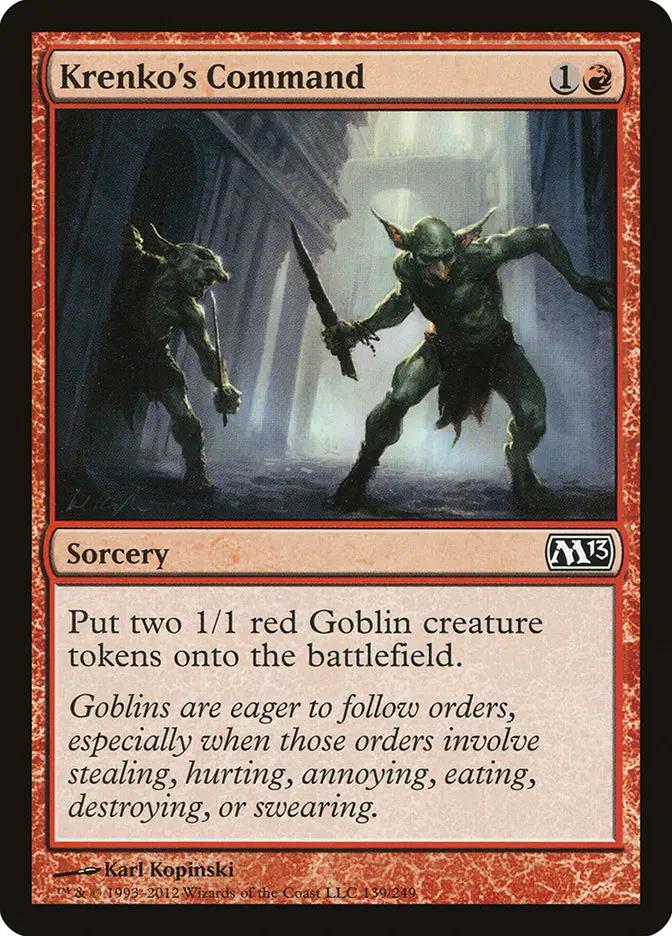 139 - Krenko's Command - Magic 2013 - Normal - Magic: The Gathering Card
