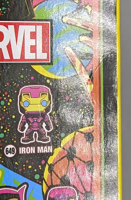 648 Captain America (Blacklight) Marvel - Box Damaged Funko POP