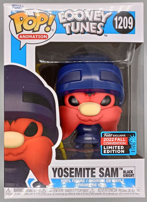 1209 Yosemite Sam (Black Knight) Looney Toons 2022 Con Funko POP Funko