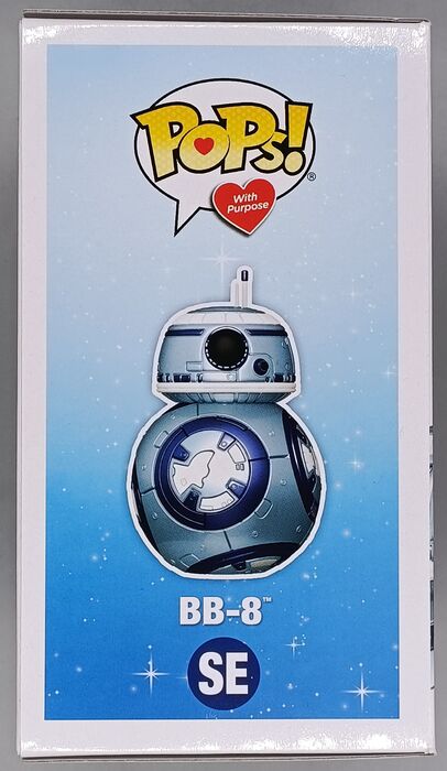 SE BB8 (MakeAWish) Metallic - Star Wars - Brand New Funko POP in Protector