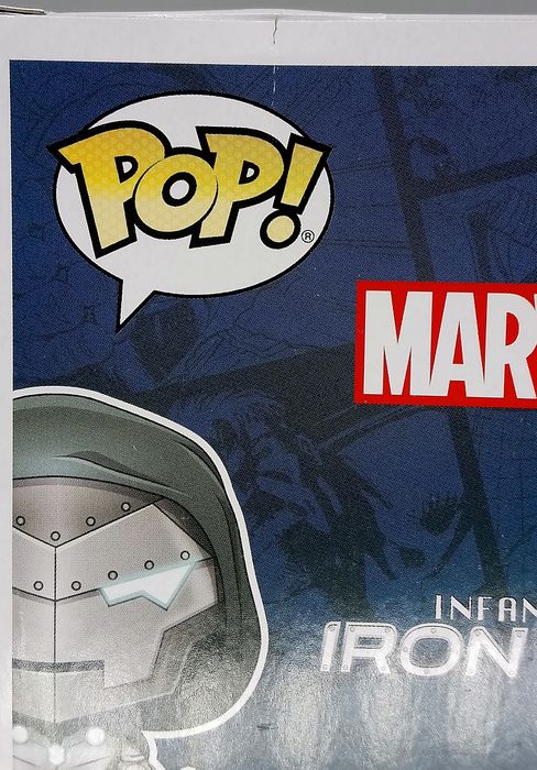 677 Infamous Iron Man - Glow - Marvel - 30000pc Limited Edition Box Damaged Funko POP