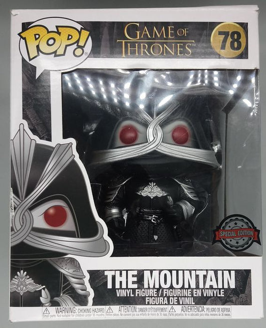 78 The Mountain (Masked) - 6 Inch - Game of Thrones Box Damaged Funko POP
