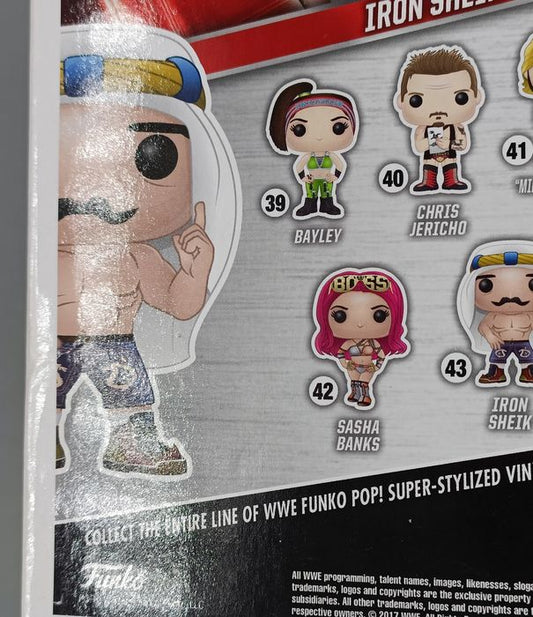43 Iron Sheik - WWE - Box Damaged Funko POP