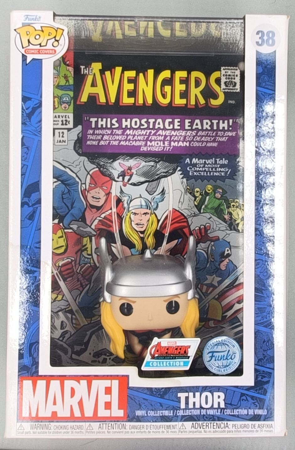 38 Thor (Comic Cover) - Marvel Funko POP - Box Damaged Funko