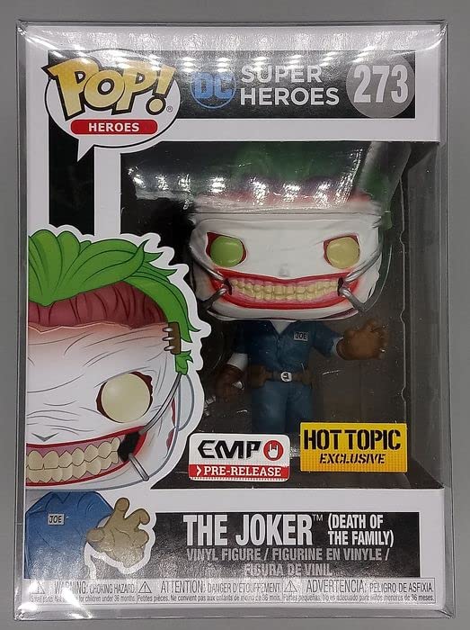 273 The Joker (Death of the Family) - DC Super Heroes Funko POP - Box Damaged - FanofThings.co.uk